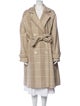 Unlabel Wool Houndstooth Print Coat
