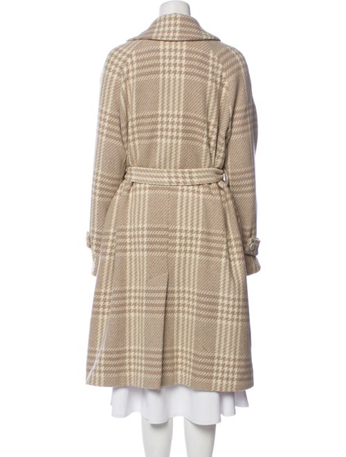Unlabel Wool Houndstooth Print Coat