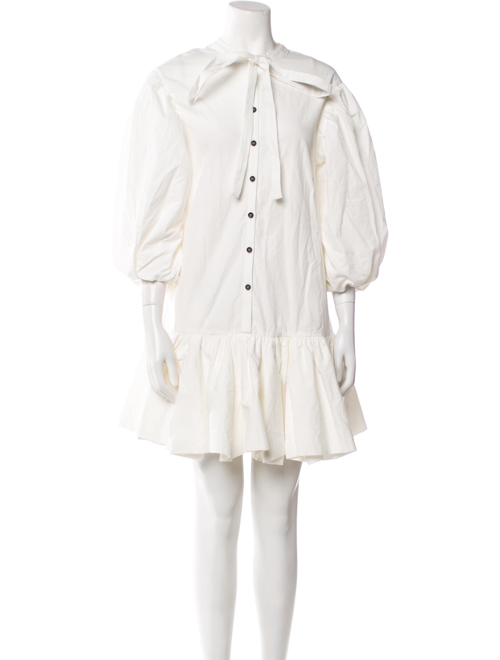 Unlabel Tie Neck Mini Dress