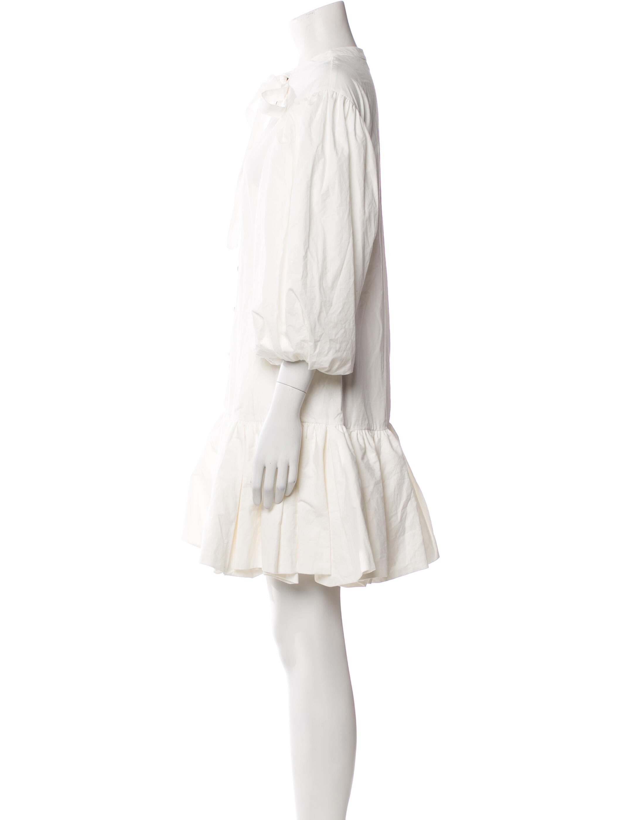 Unlabel Tie Neck Mini Dress