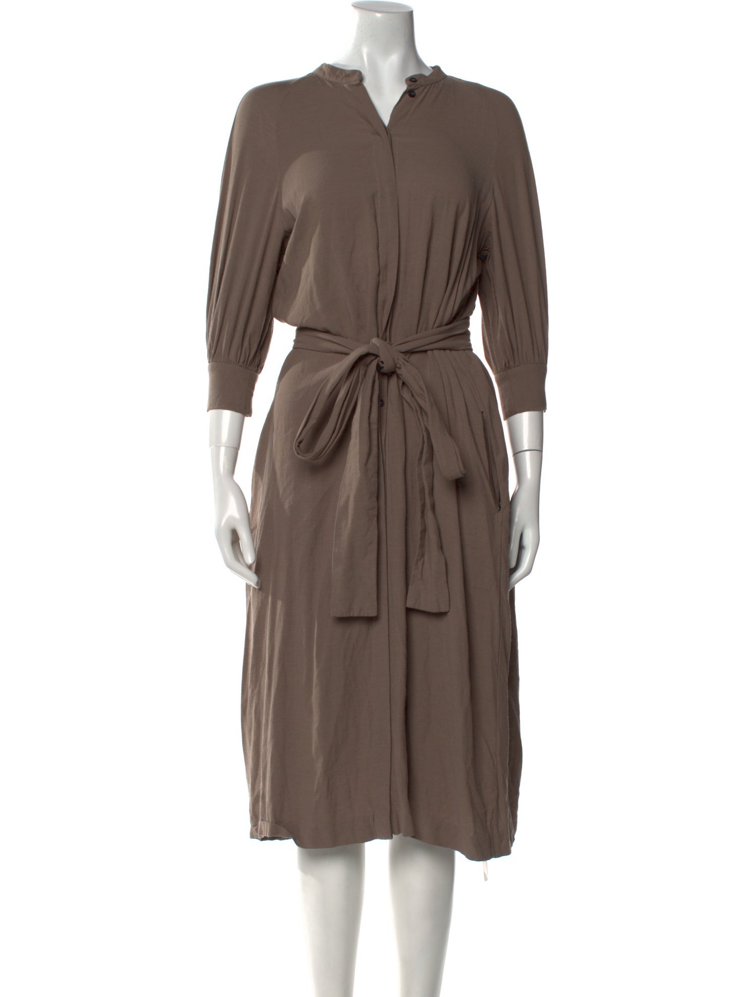 Unlabel V-Neck Midi Length Dress