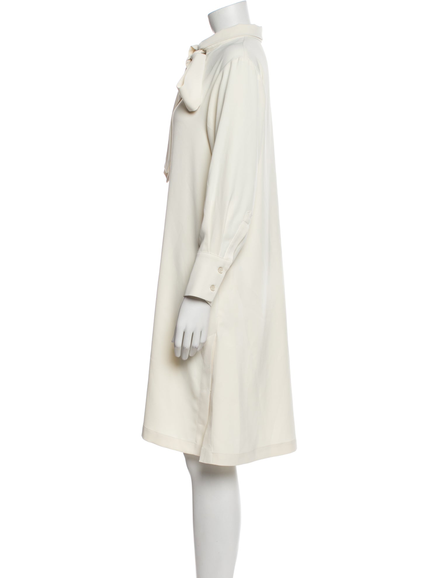 Unlabel Mock Neck Knee-Length Dress