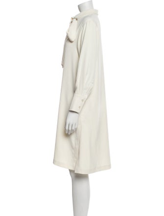 Unlabel Mock Neck Knee-Length Dress