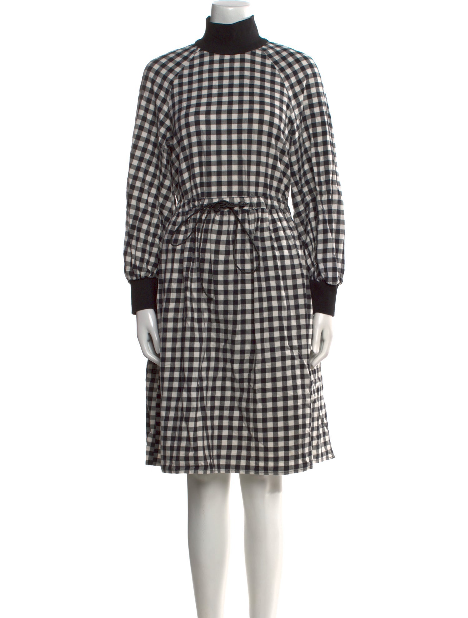 Unlabel Plaid Print Knee-Length Dress