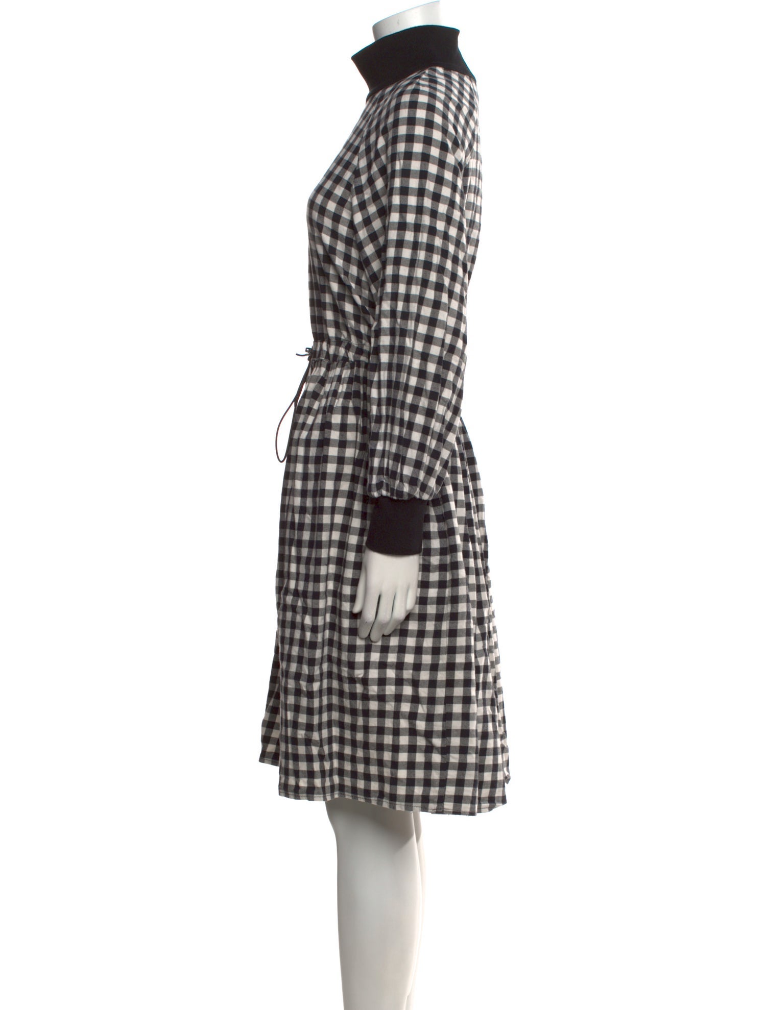 Unlabel Plaid Print Knee-Length Dress