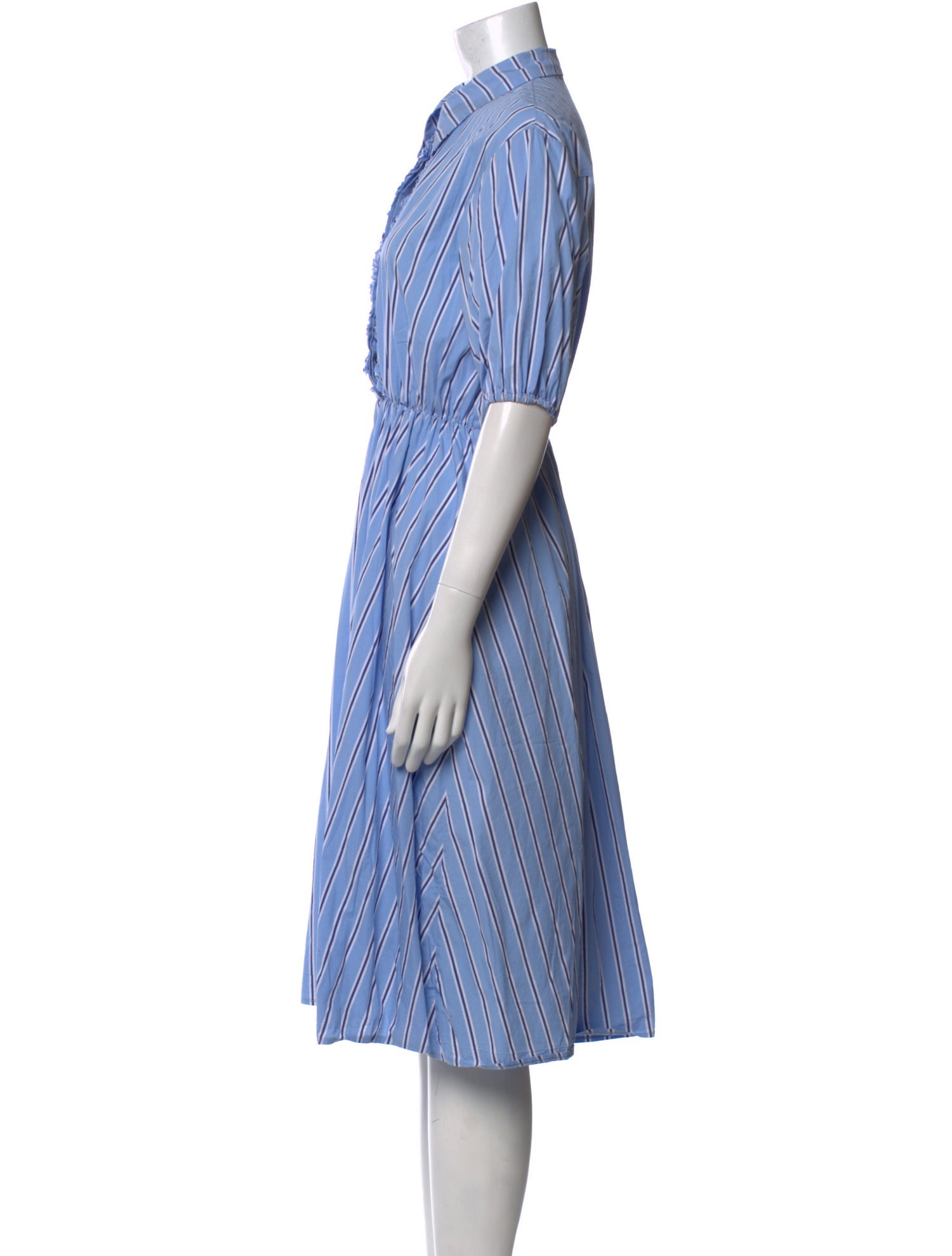 Unlabel Striped Midi Length Dress