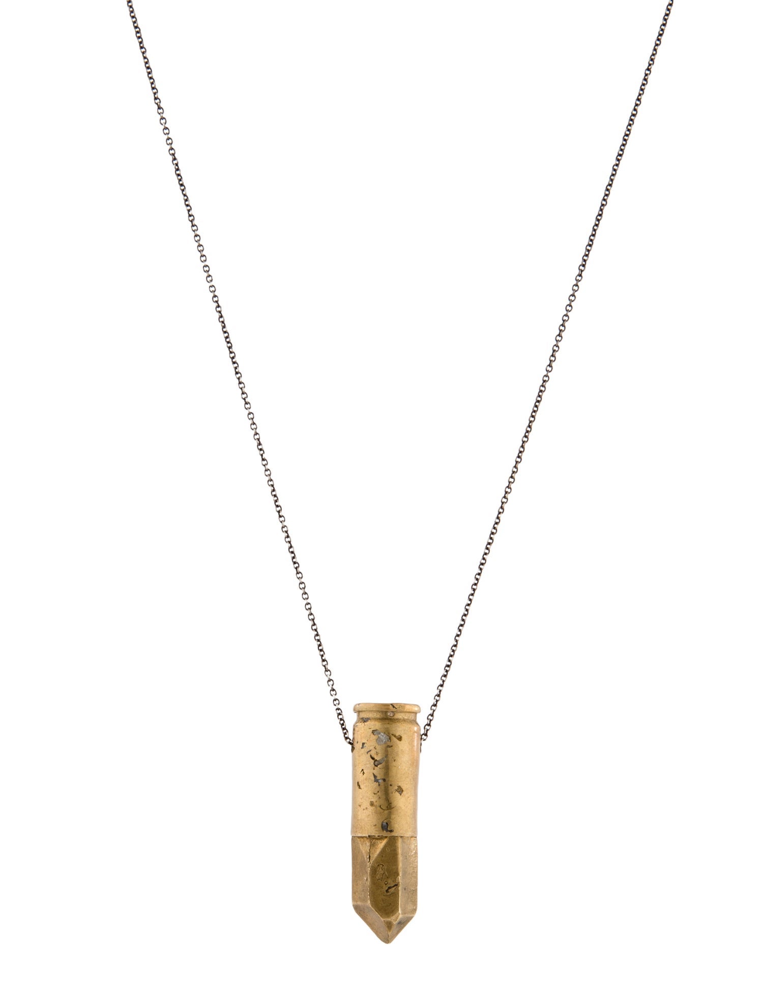 Unearthen Bullet Pendant Necklace