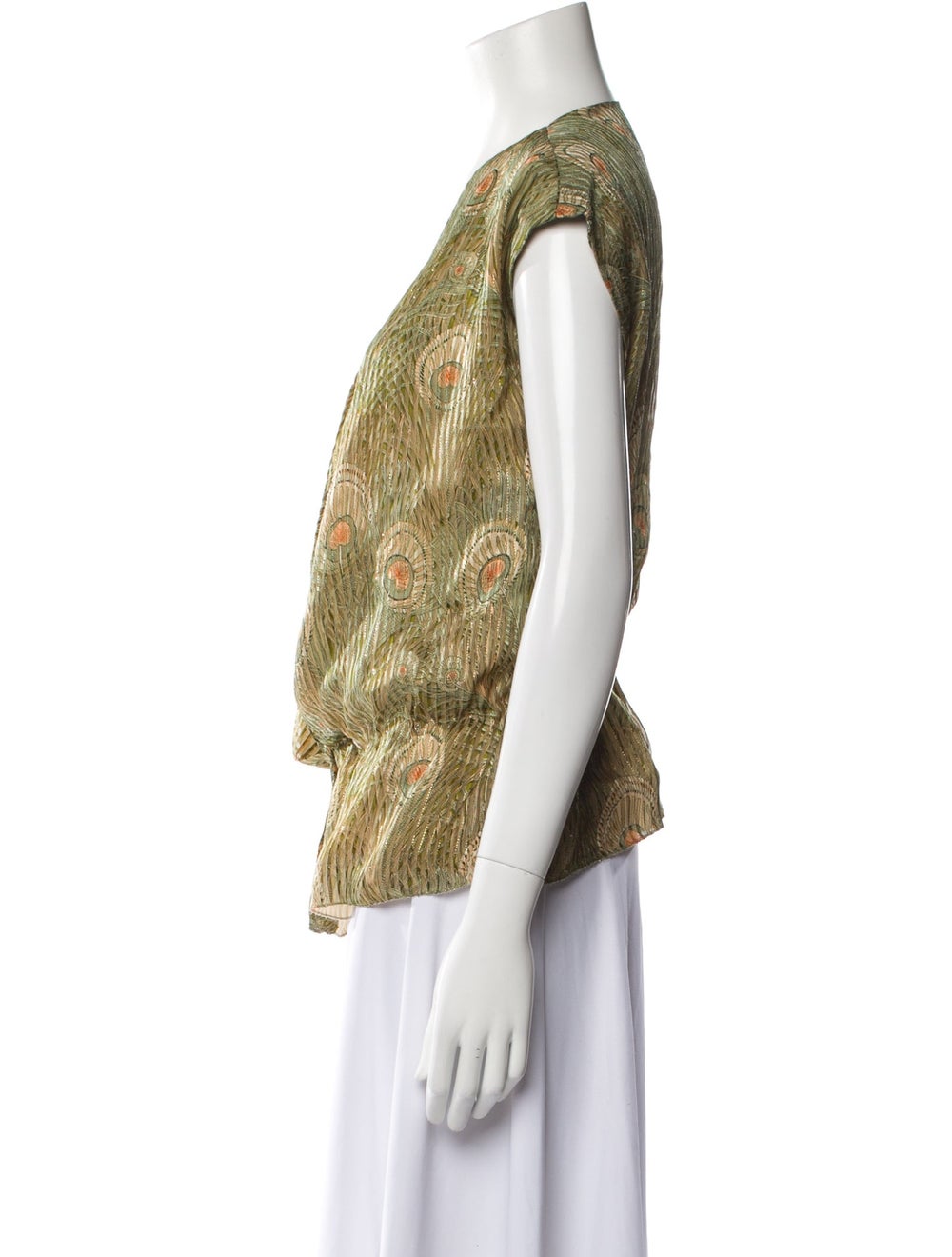 Unsigned Vintage Late 1980's - Early 1990's Blouse - image 2