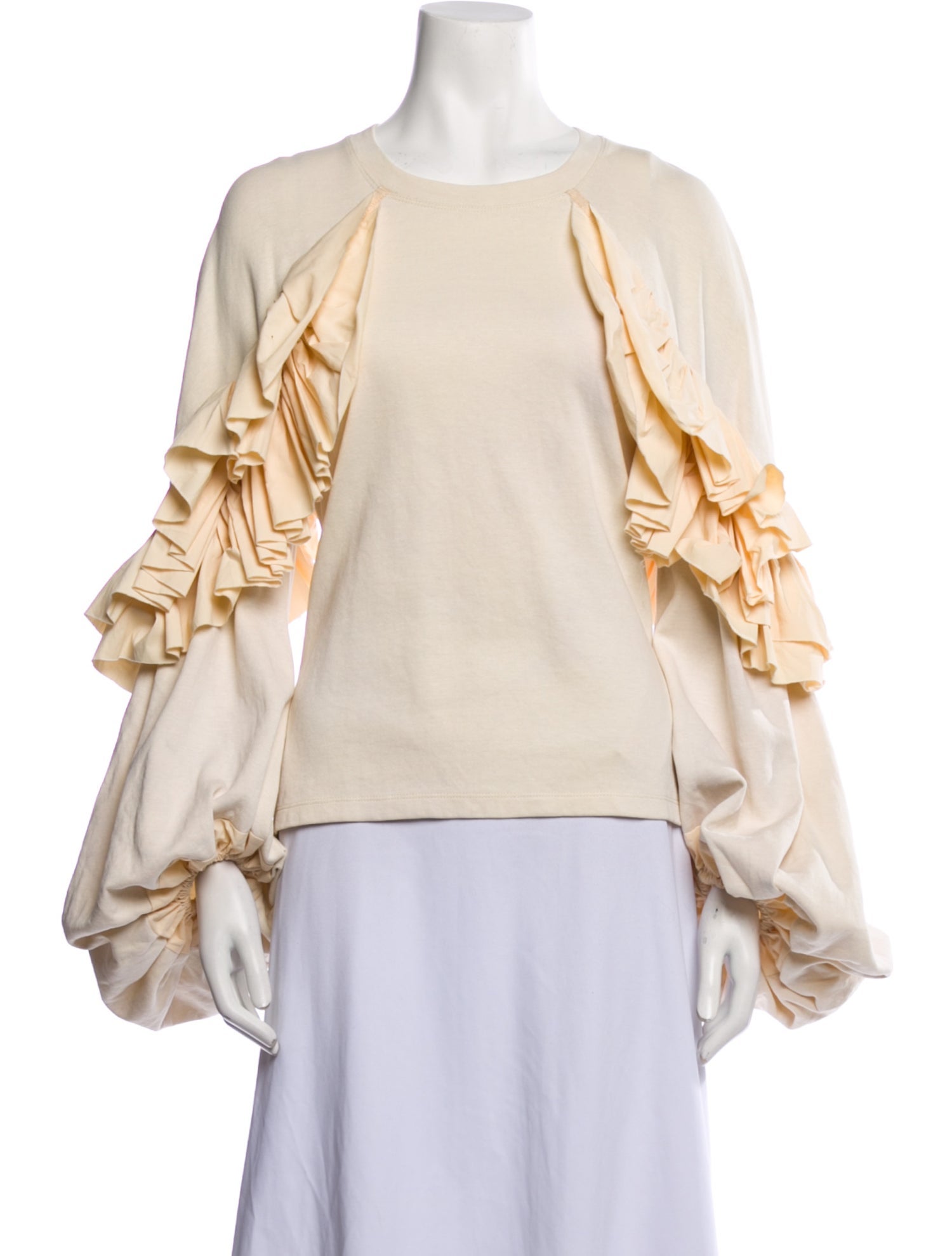 UNTTLD Scoop Neck Long Sleeve Blouse