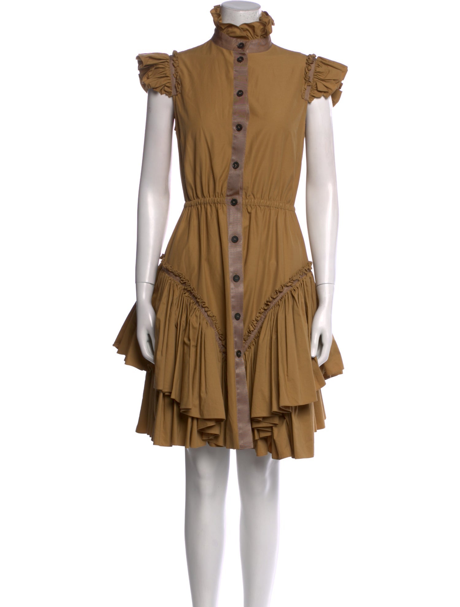 UNTTLD Mock Neck Mini Dress