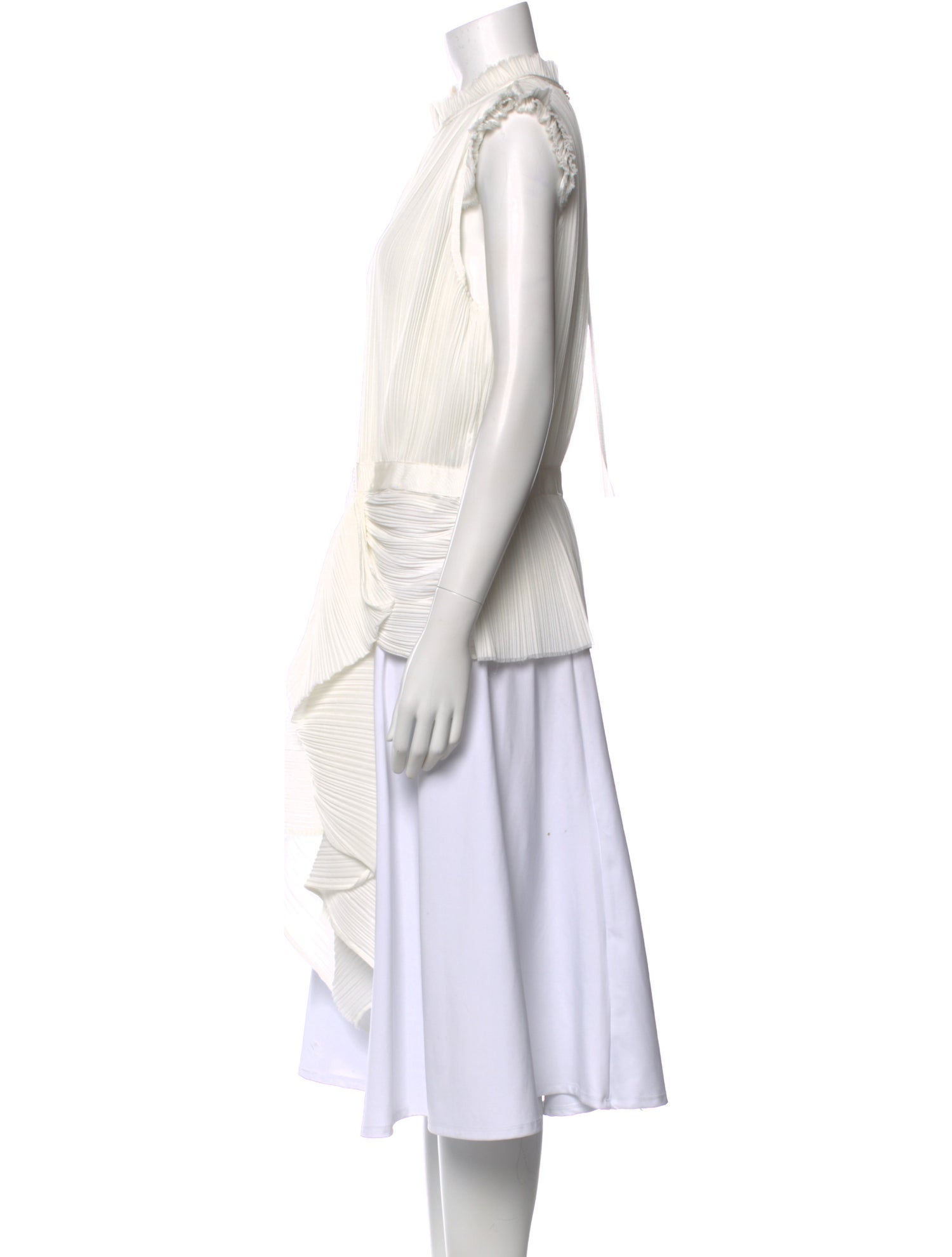 UNTTLD Mock Neck Sleeveless Top