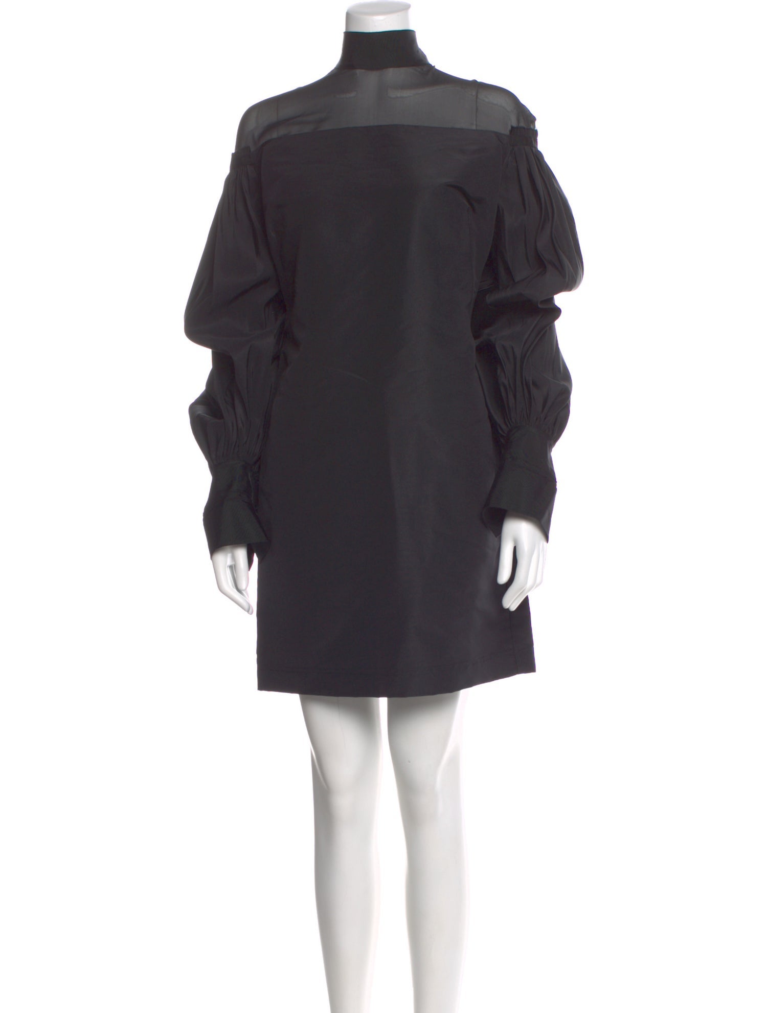 UNTTLD Mock Neck Knee-Length Dress