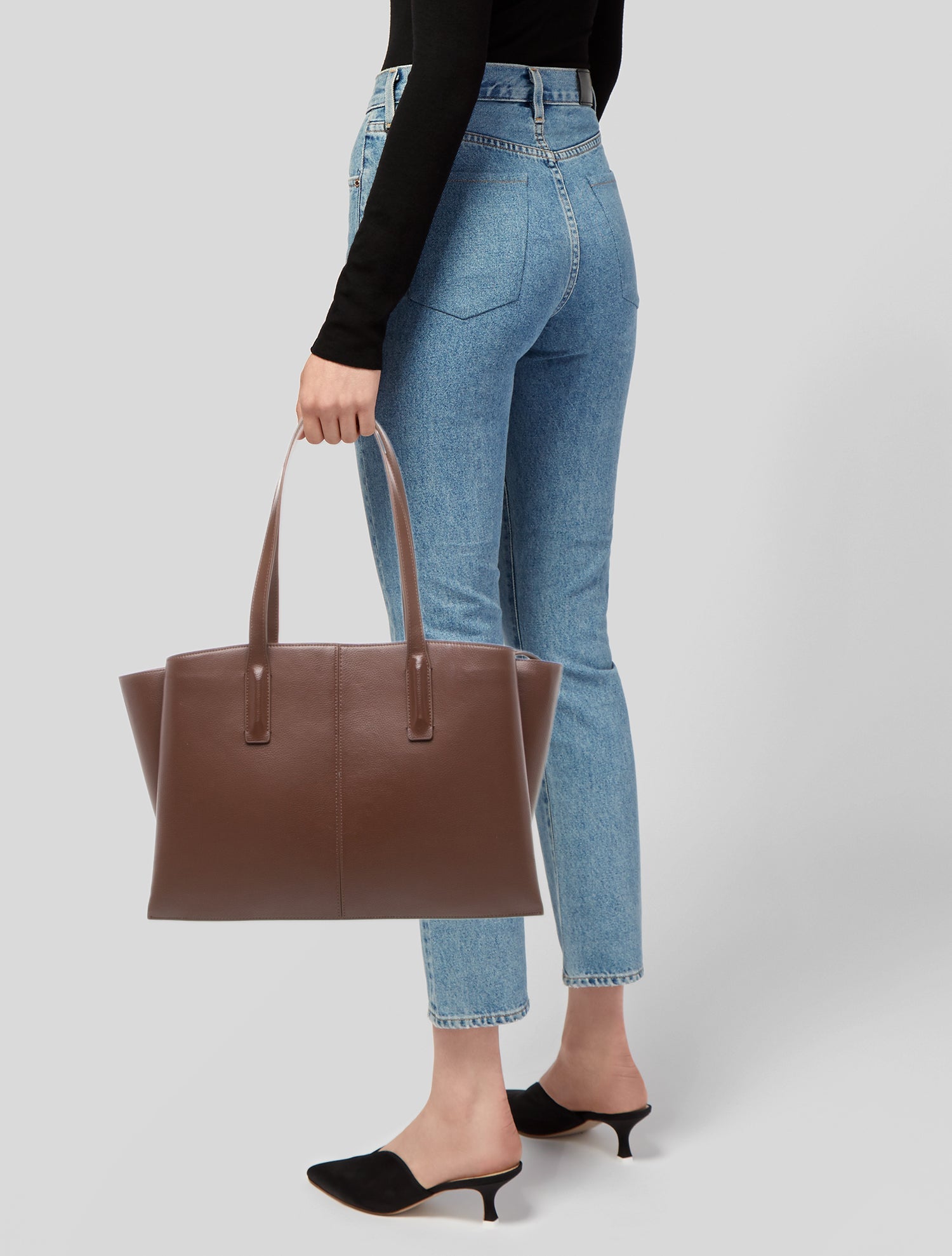 Freja Nyc Leather Tote