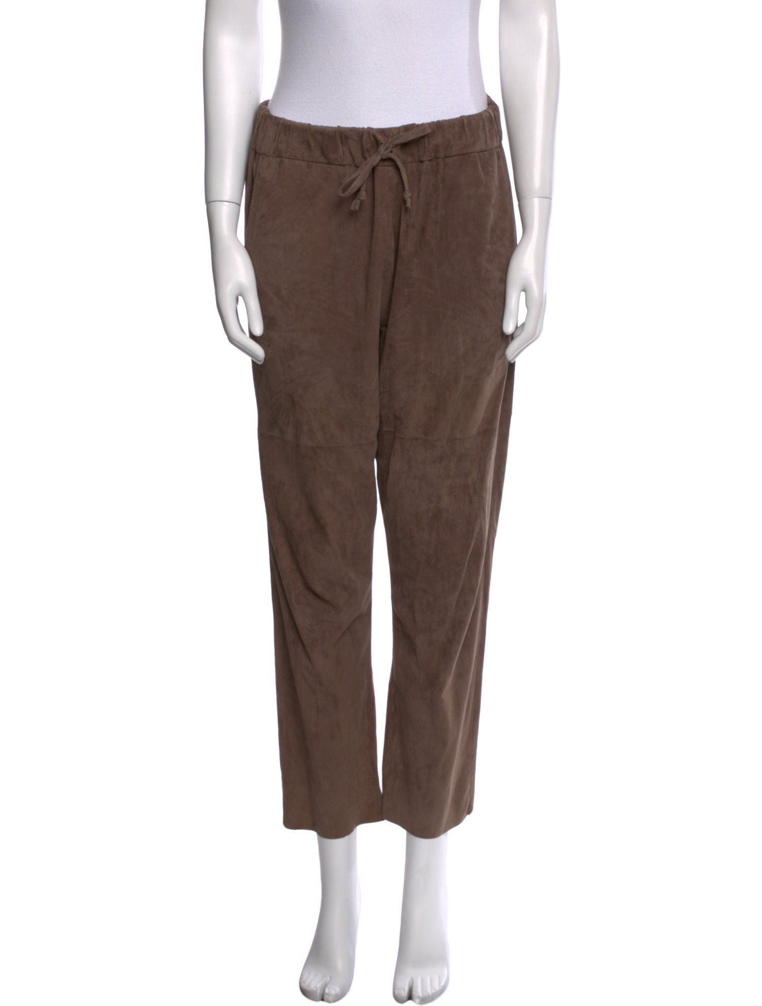 Utzon Lambskin Straight Leg Pants