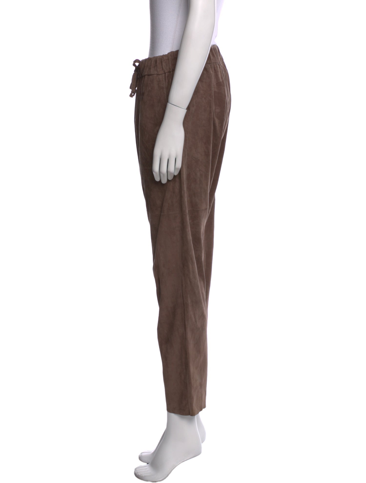 Utzon Lambskin Straight Leg Pants