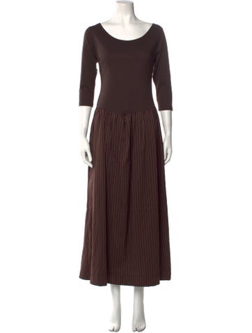 Gemsun Dresses Scoop Neck Long Dress XL