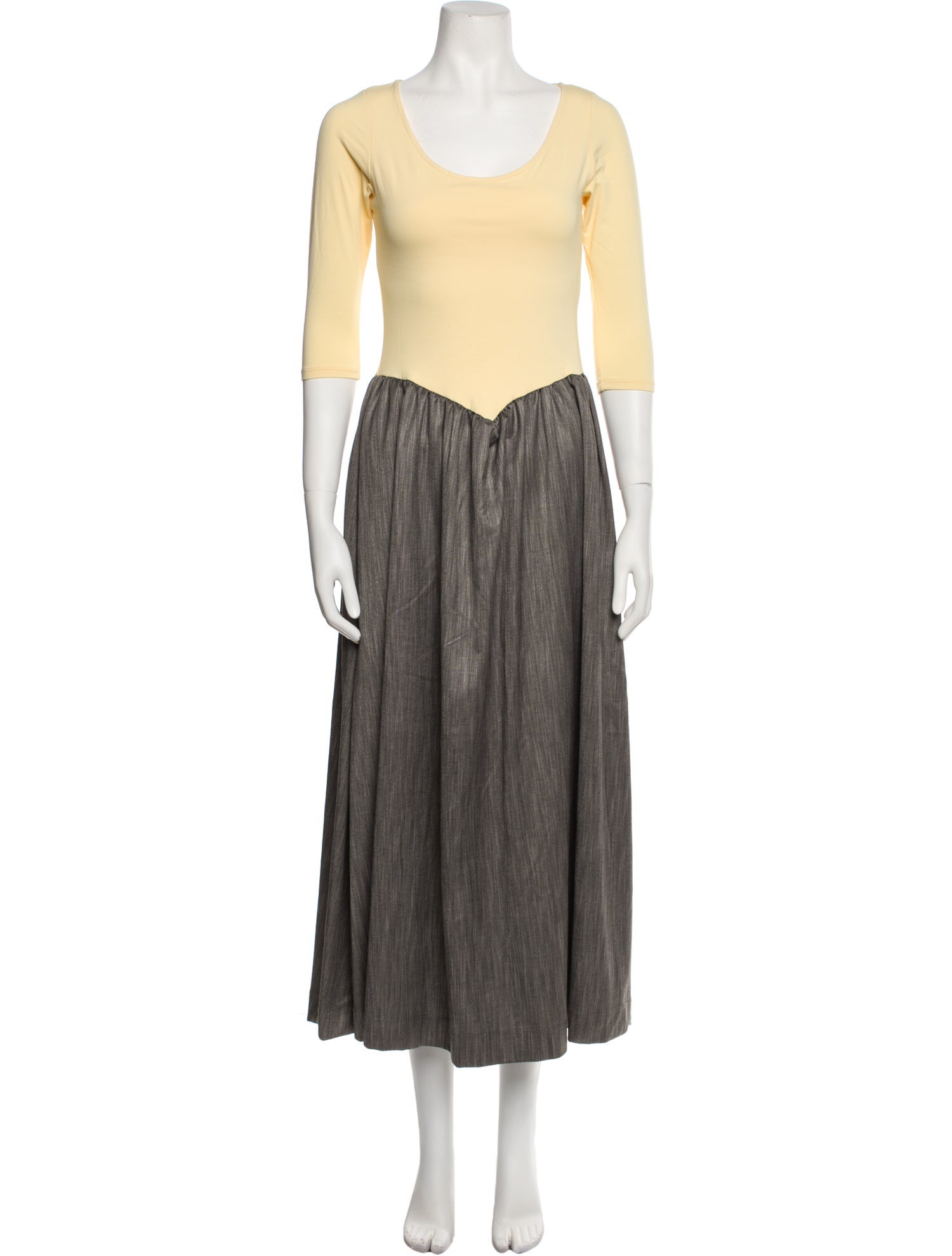 Gemsun Scoop Neck Long Dress