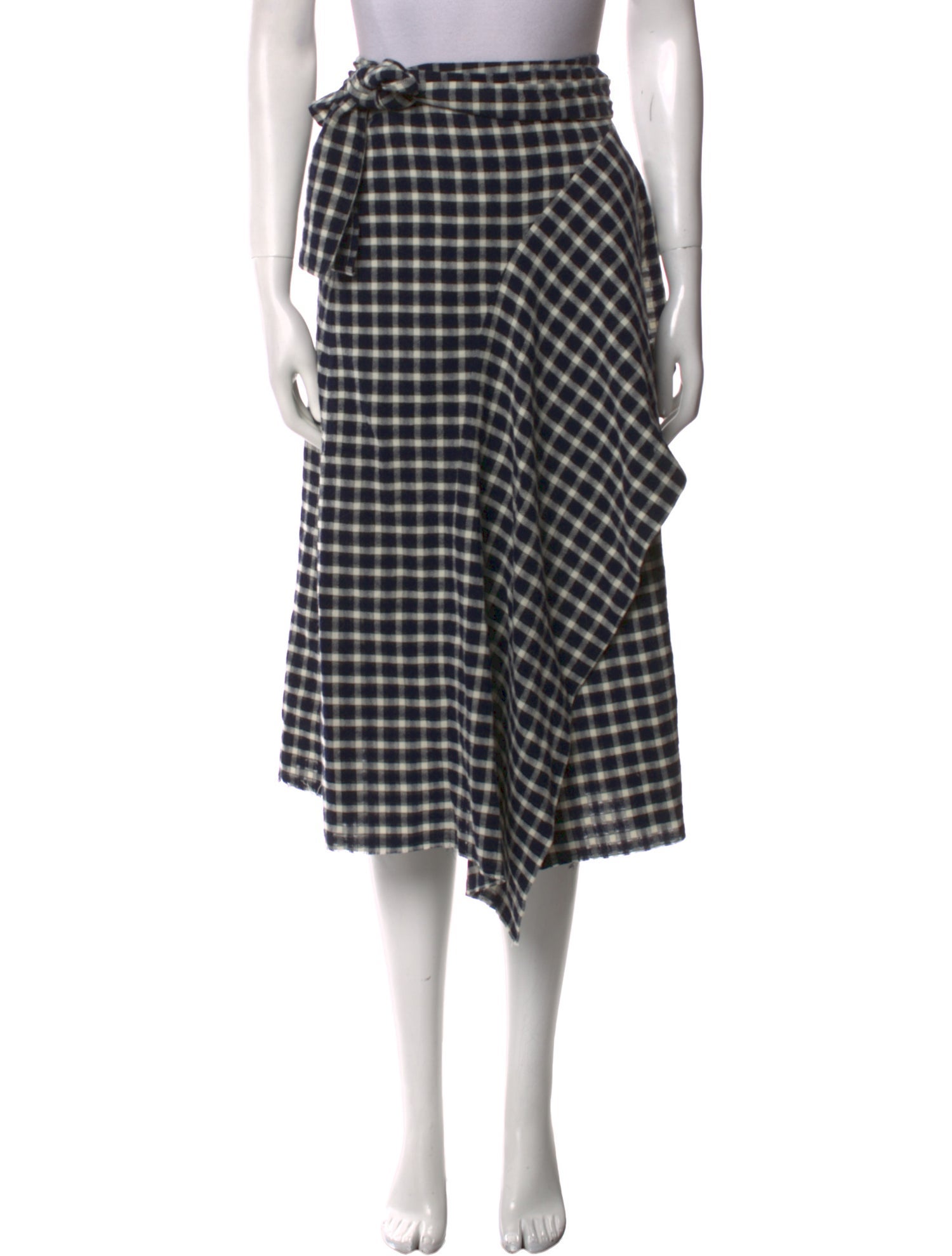 SHANG XIA Wool Knee-Length Skirt