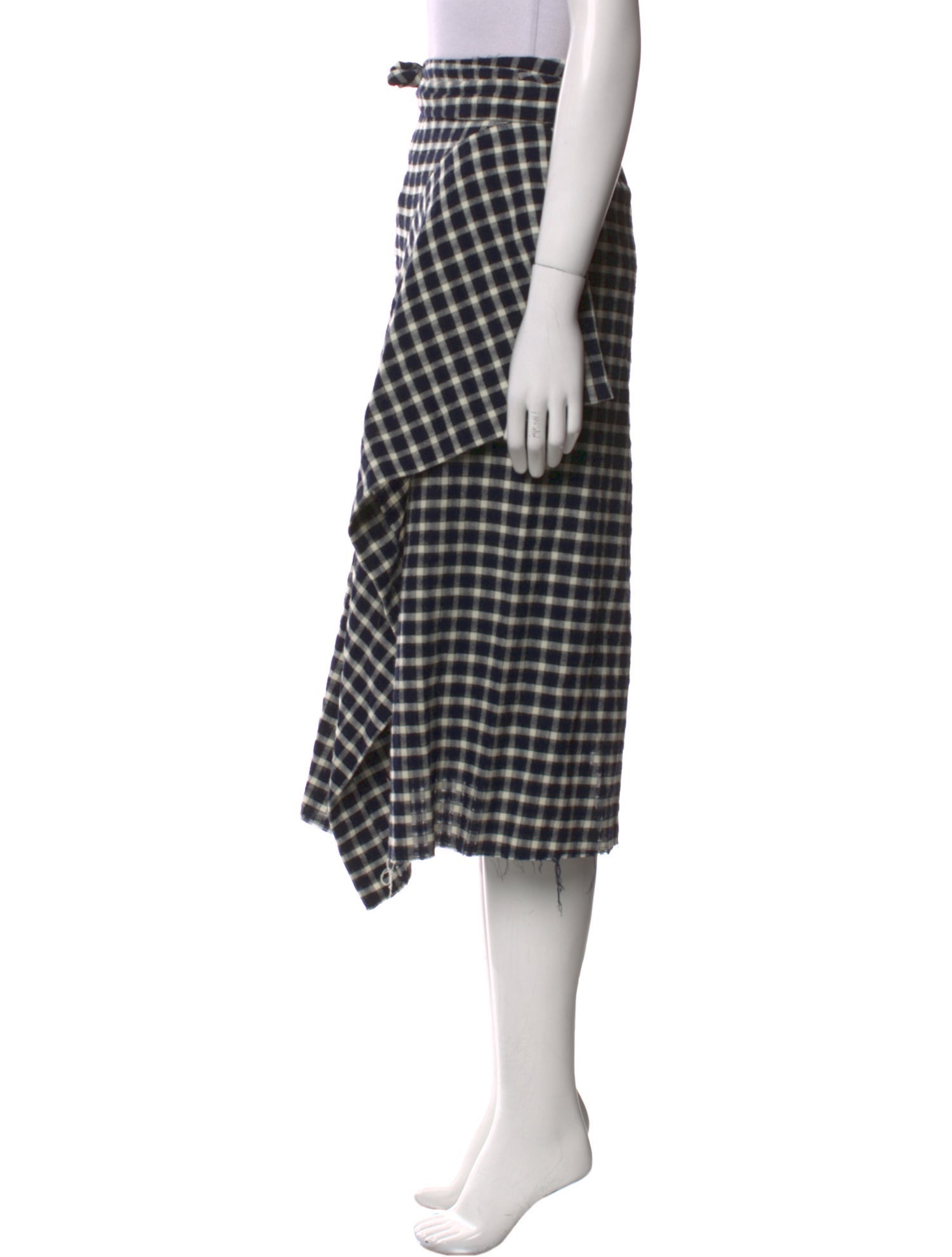 SHANG XIA Wool Knee-Length Skirt