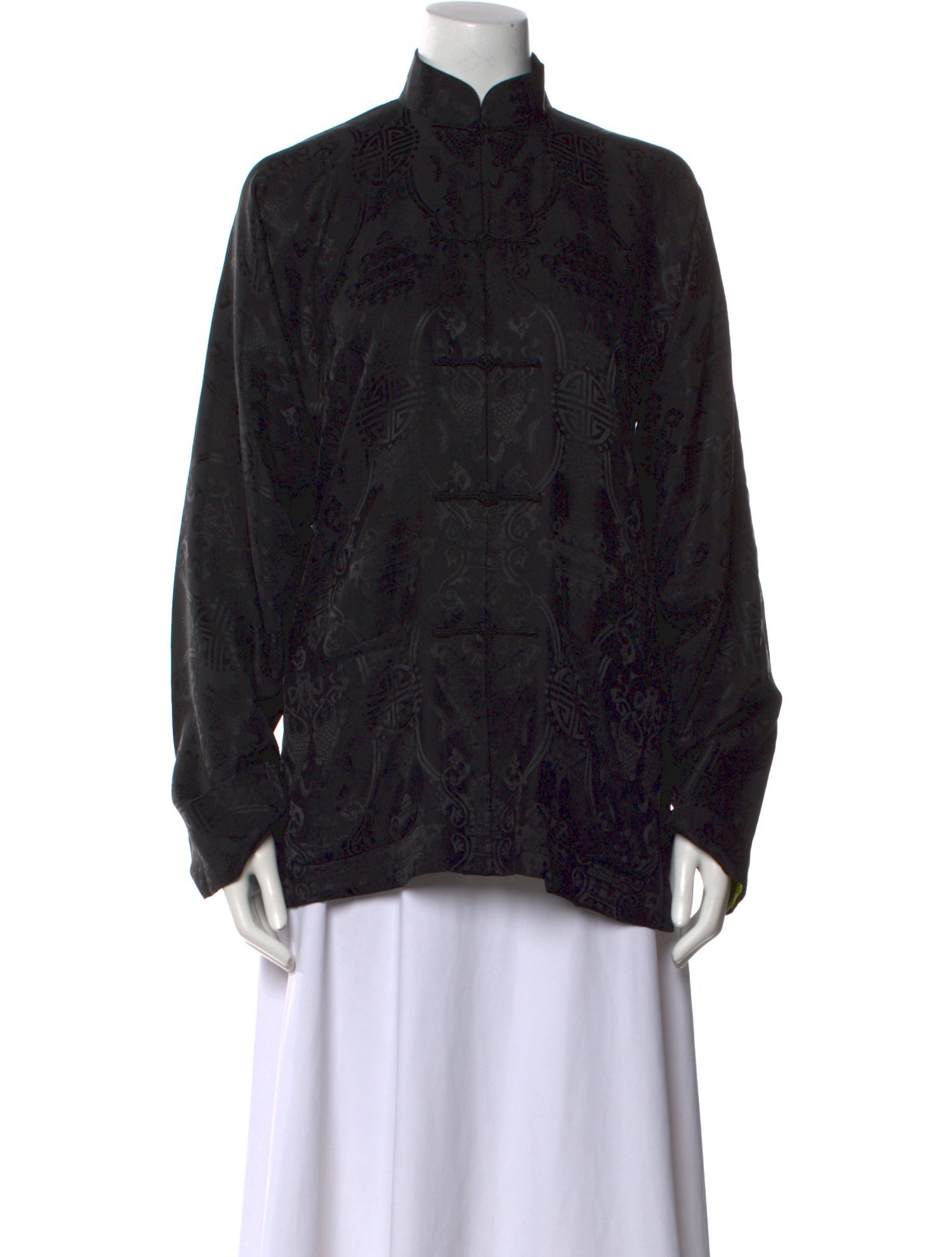 SHANG XIA Silk Printed Blouse