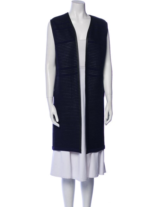 SHANG XIA Eel Skin Striped Coat