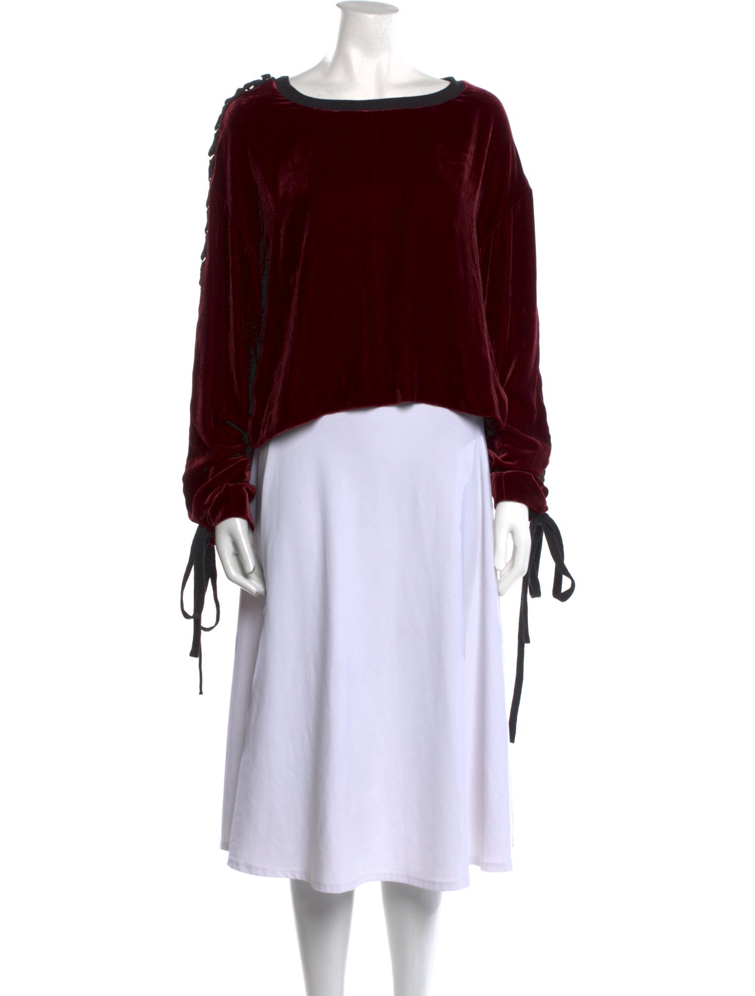 Vatanika Silk Bateau Neckline Blouse w/ Tags