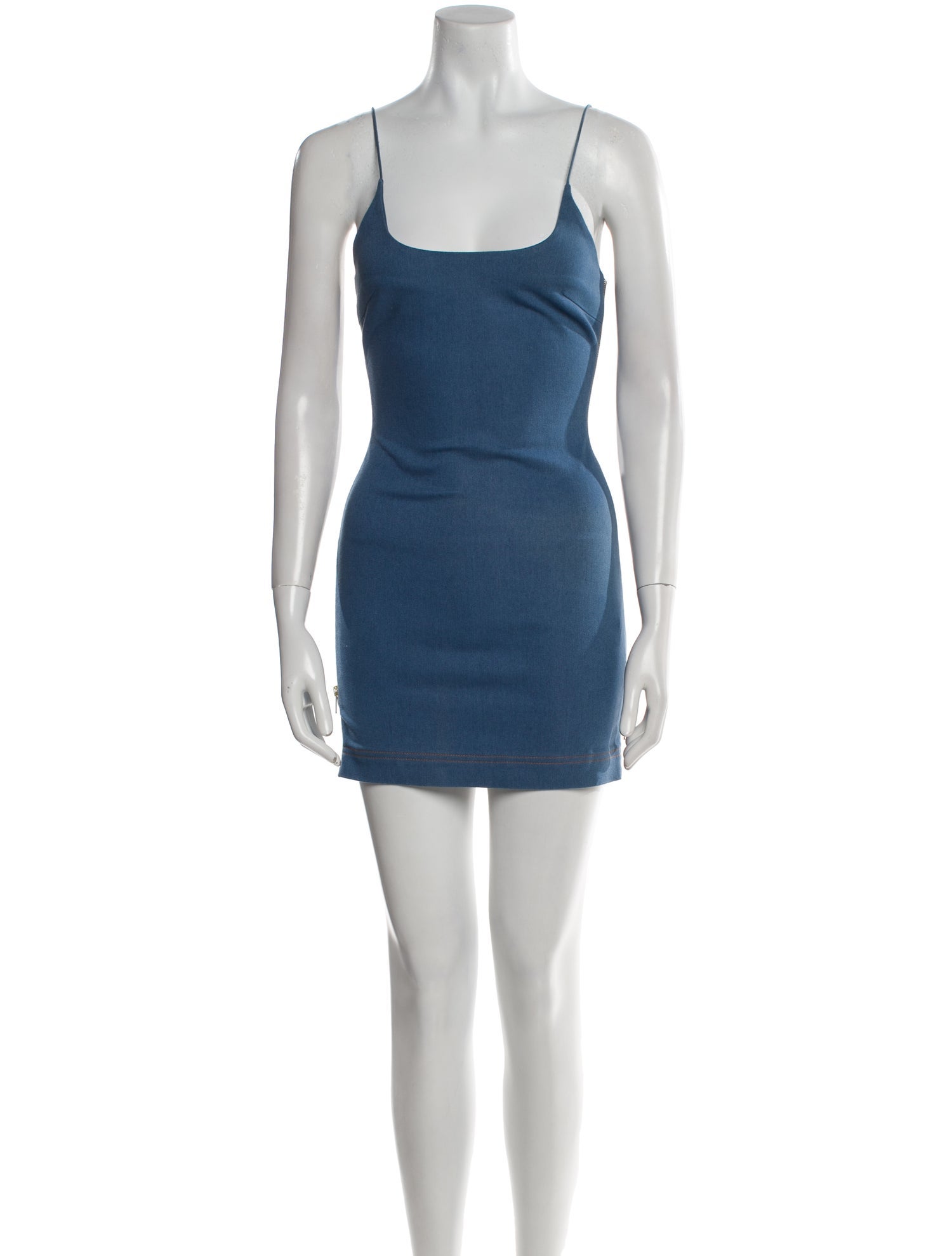 Vatanika Square Neckline Mini Dress