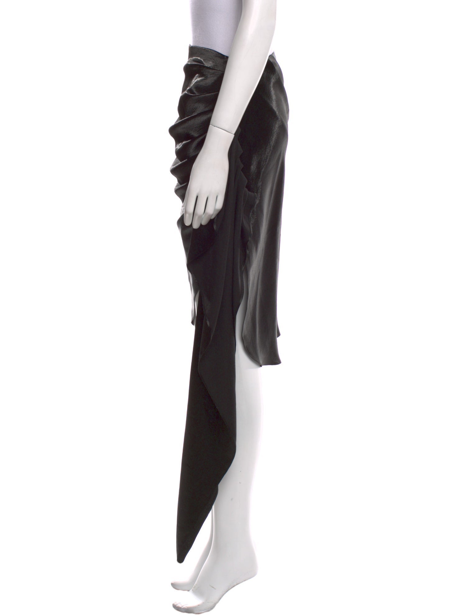 Vatanika Ruffle Embellishment Knee-Length Skirt