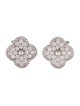 Van Cleef & Arpels Diamond Alhambra Earrings