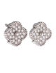 Van Cleef & Arpels Diamond Alhambra Earrings