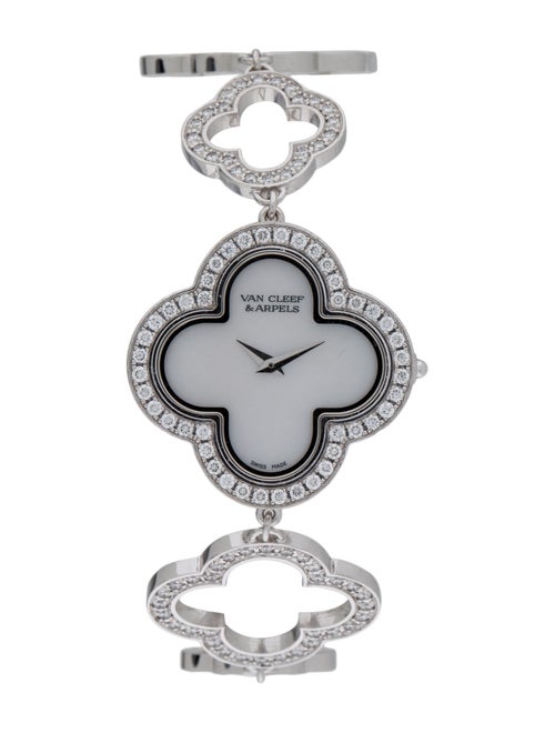 Van Cleef & Arpels Alhambra Watch white