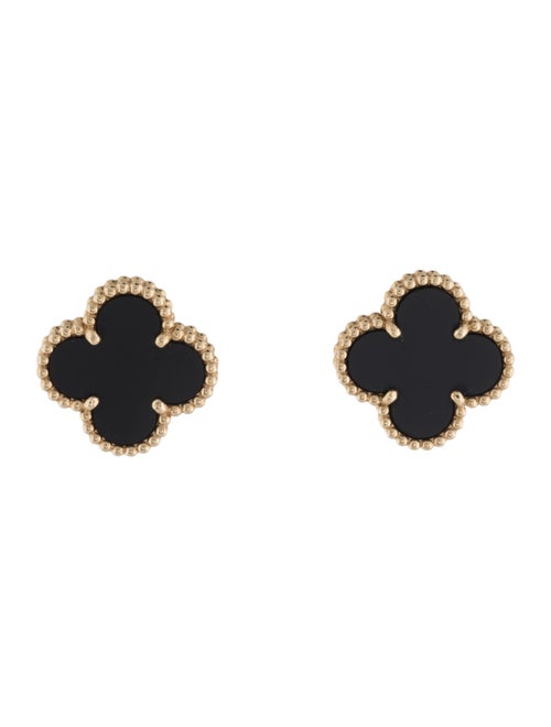 Van Cleef & Arpels Vintage Alhambra Earrings yello