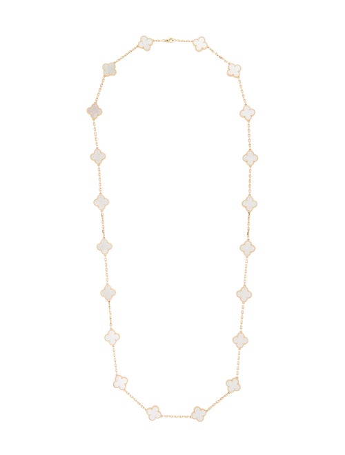 Van Cleef & Arpels Vintage Alhambra Necklace Yello