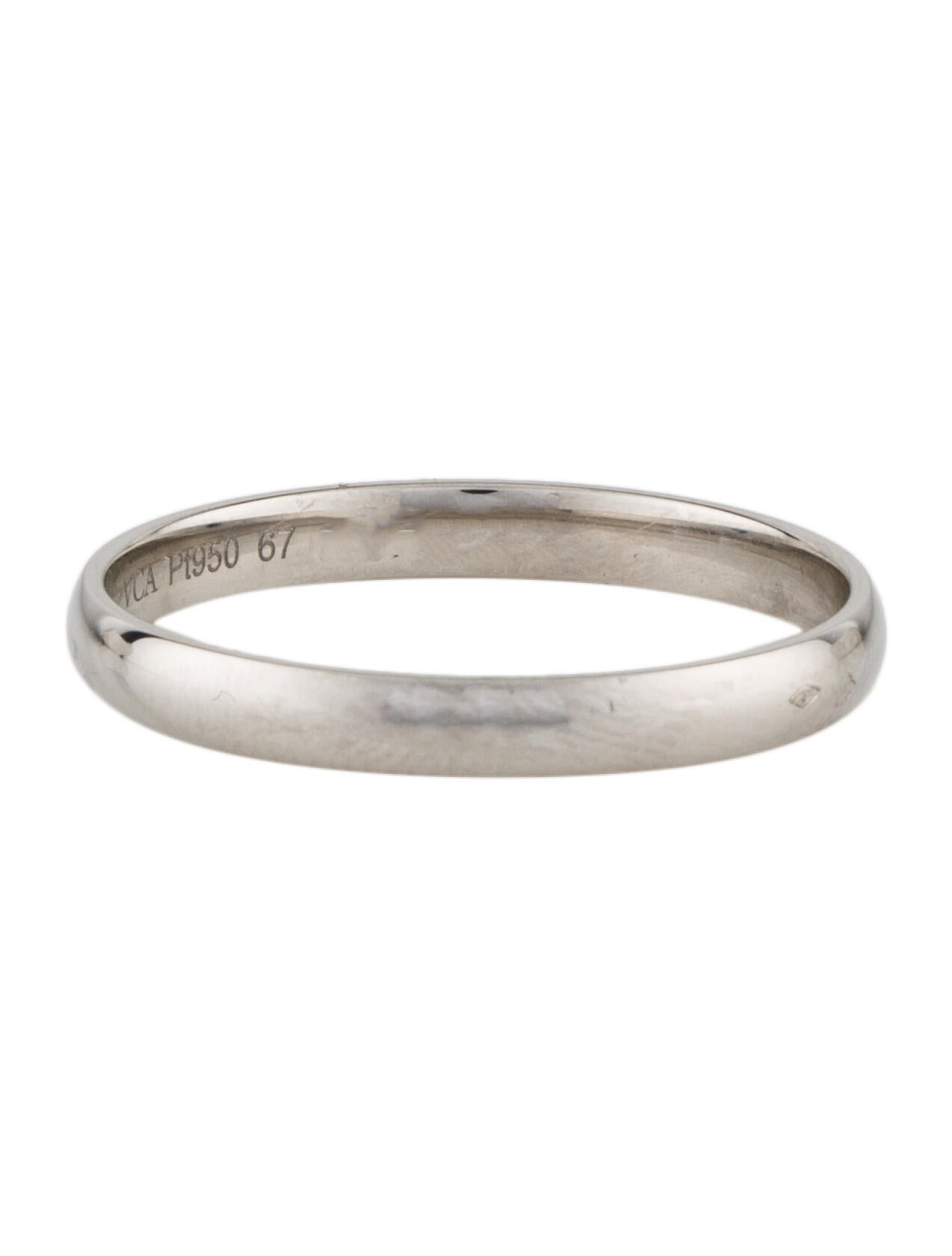 Van Cleef & Arpels Tendrement wedding band, 3 mm 950 Platinum Band