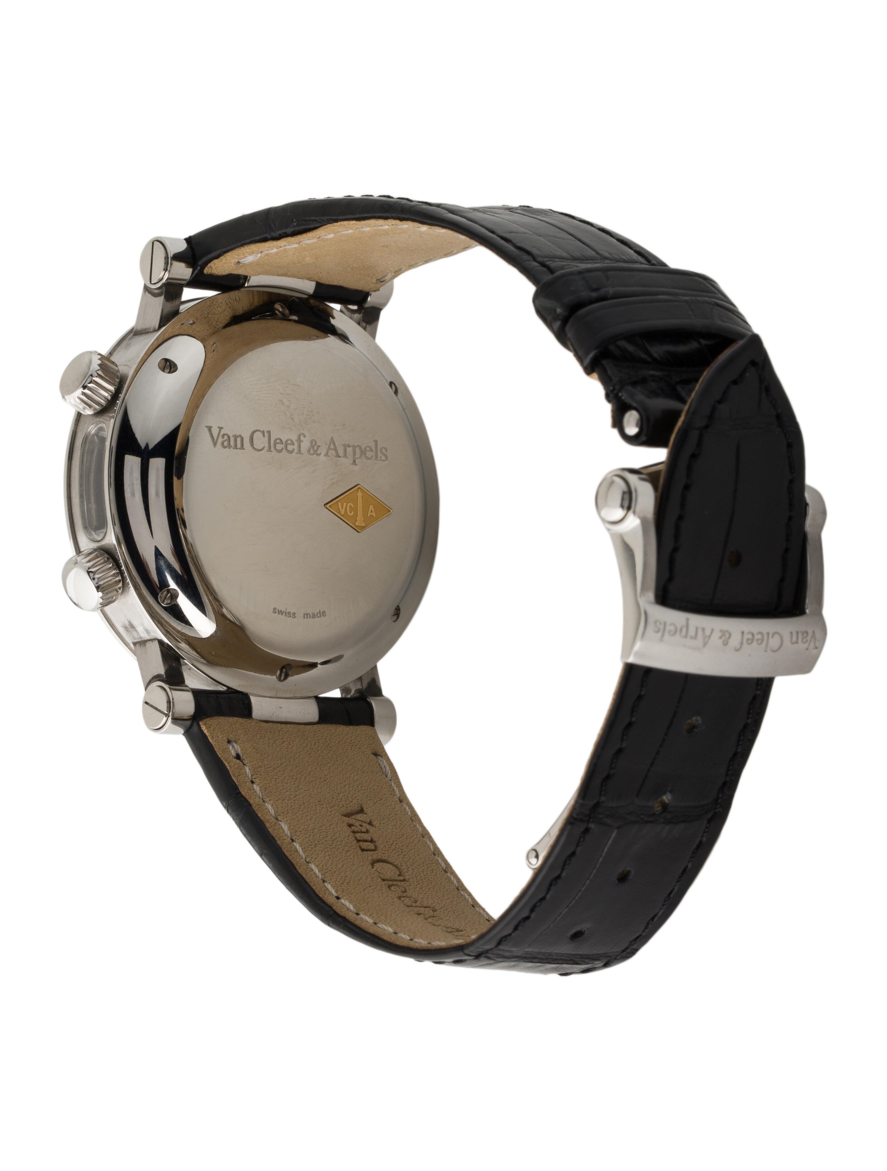 Van Cleef & Arpels Monsieur Arpels Alarm Watch 543094 The RealReal