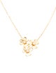 Van Cleef & Arpels Mini Frivole 3 Flowers Pendant Necklace