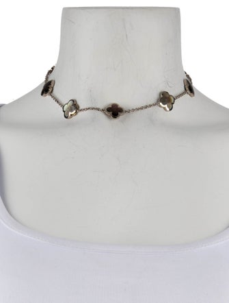 Van Cleef & Arpels Mother of Pearl Pure Alhambra Necklace