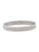 Van Cleef & Arpels Perlée Diamond 3 Row Medium Model Bracelet