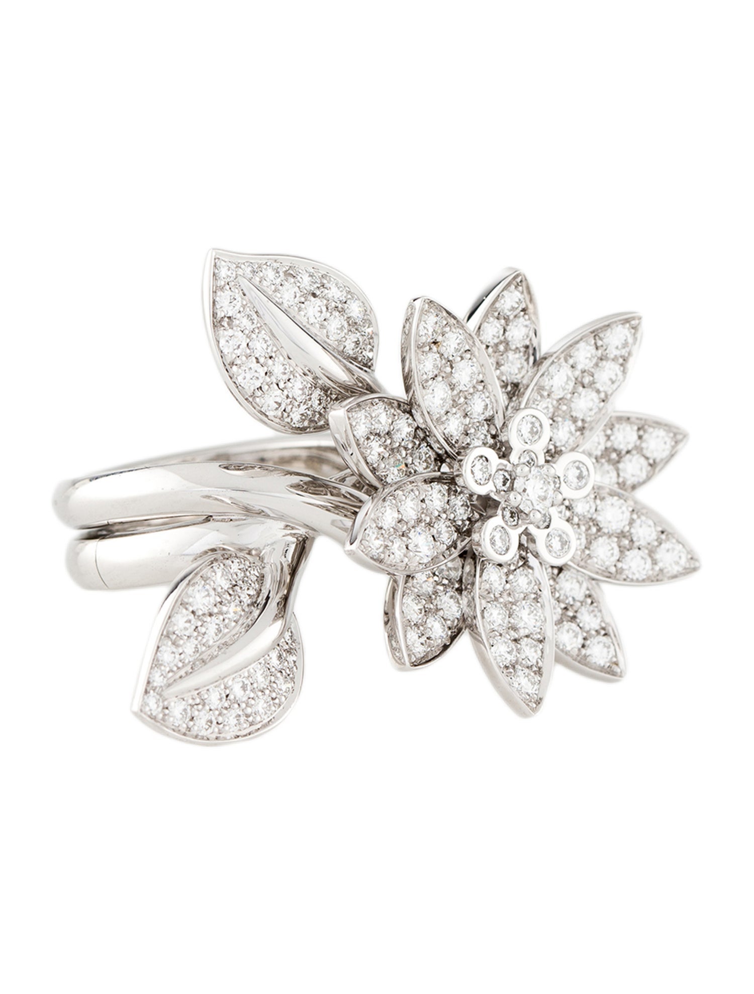 Van Cleef & Arpels Lotus Between the Finger Ring