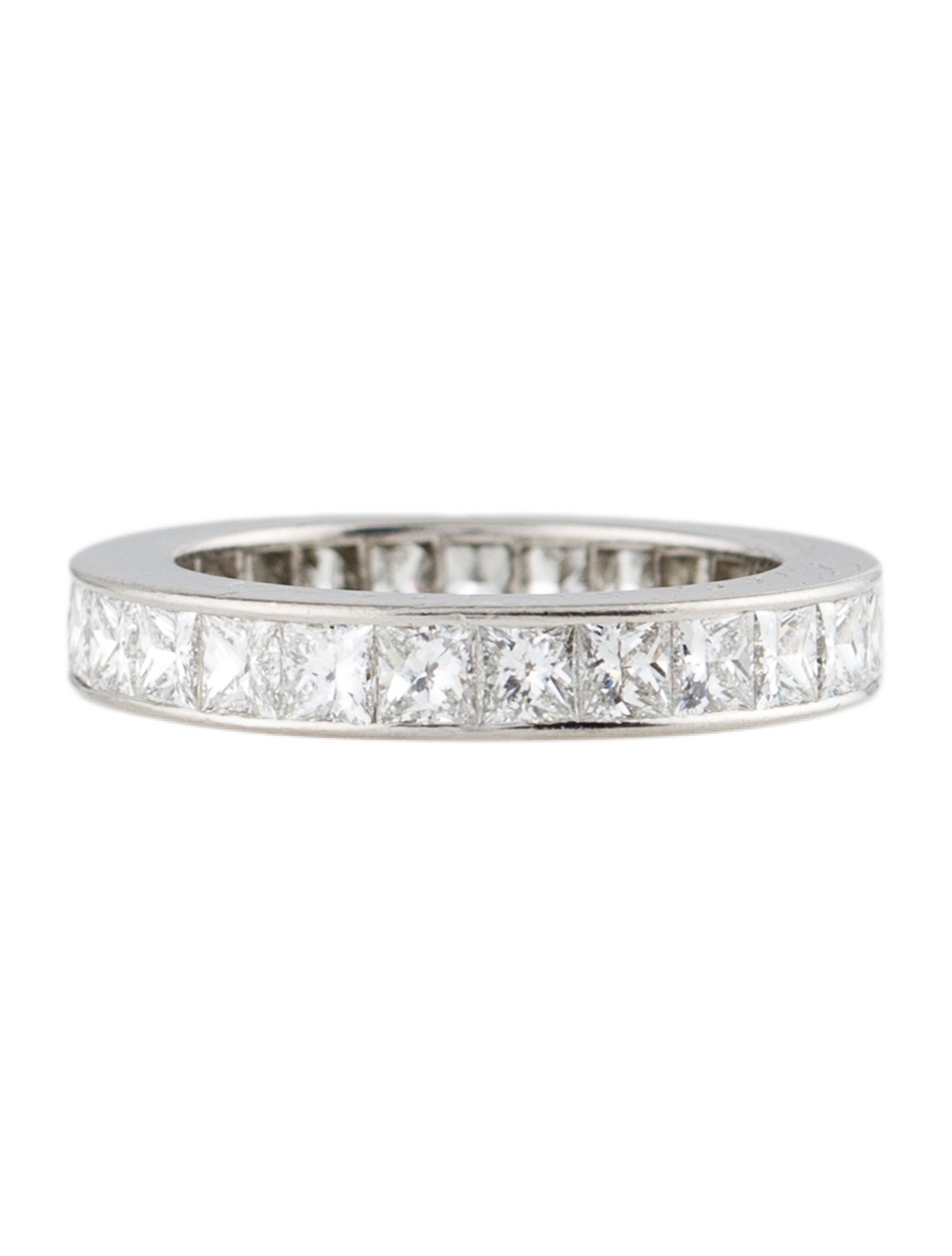 Van Cleef & Arpels Platinum Diamond Wedding Band