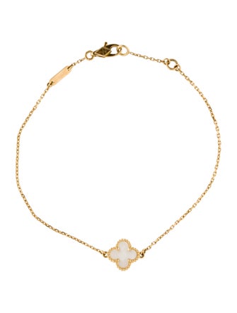 Van Cleef & Arpels Mother Of Pearl Sweet Alhambra Bracelet