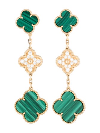 Van Cleef & Arpels Magic Alhambra Earrings, 3 Motifs