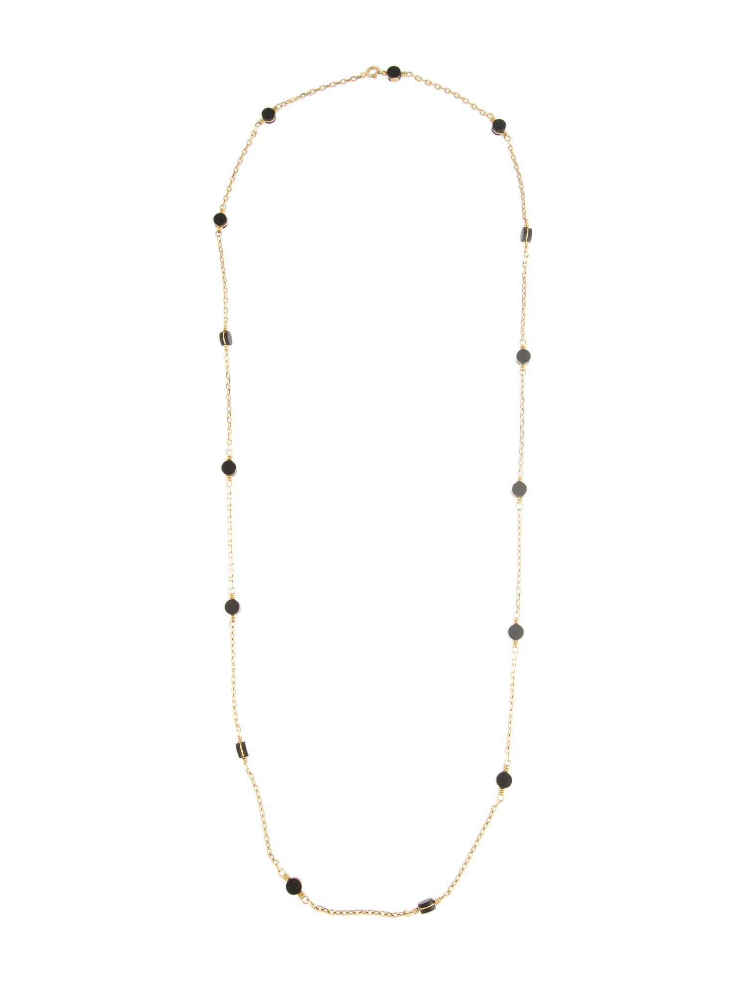 Van Cleef & Arpels Vintage Ebony Long Necklace