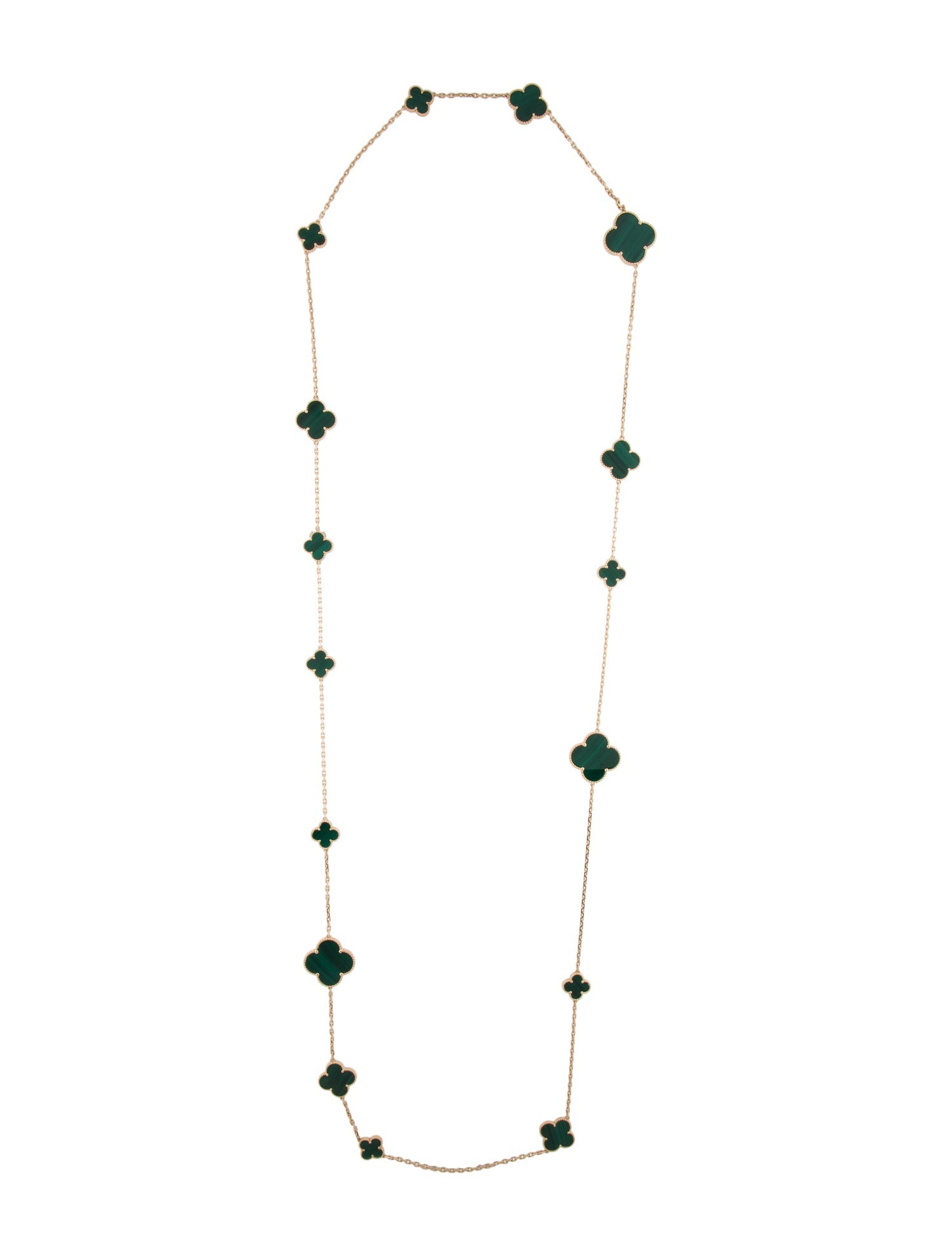Van Cleef & Arpels Magic Alhambra 16 Motif Long Necklace