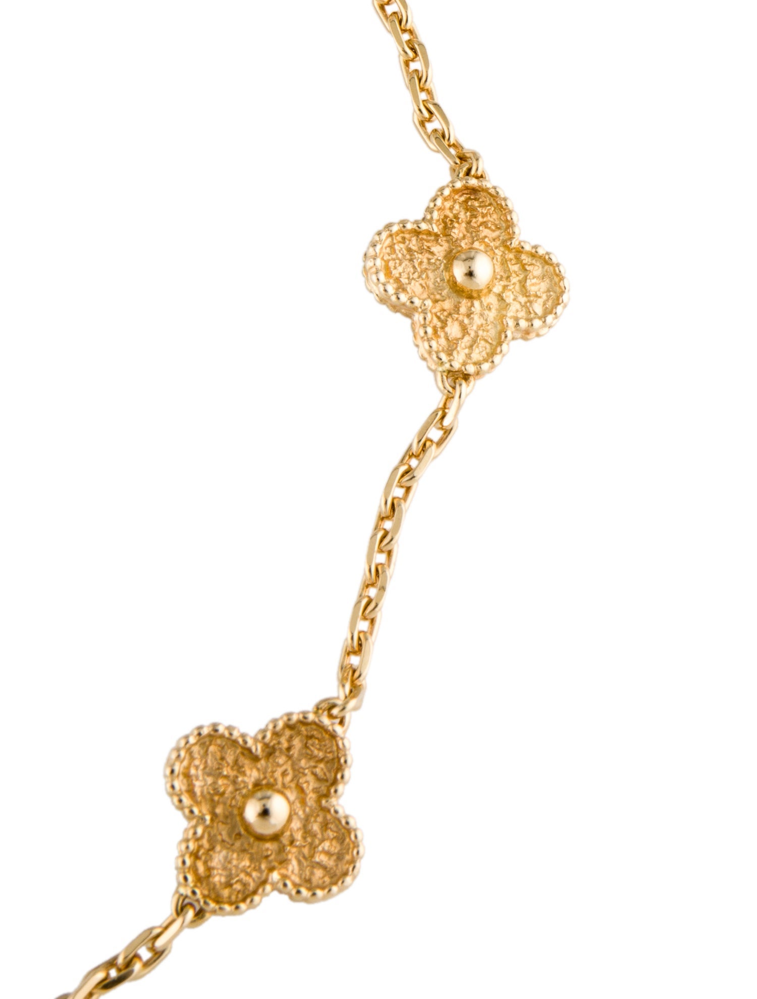 Van Cleef & Arpels Vintage Alhambra Necklace, 10 Motifs