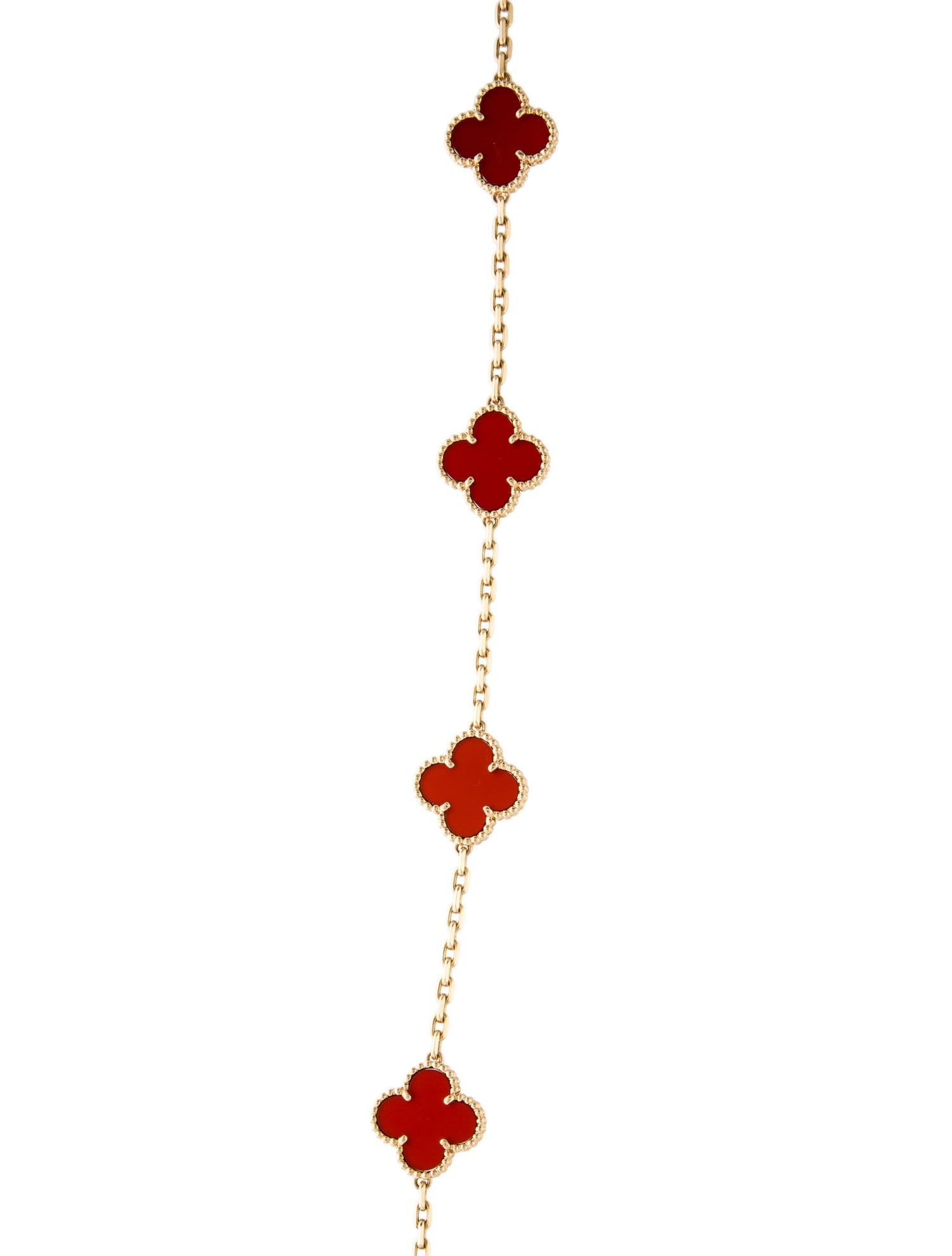 Van Cleef & Arpels Vintage Alhambra Long Necklace, 20 Motifs