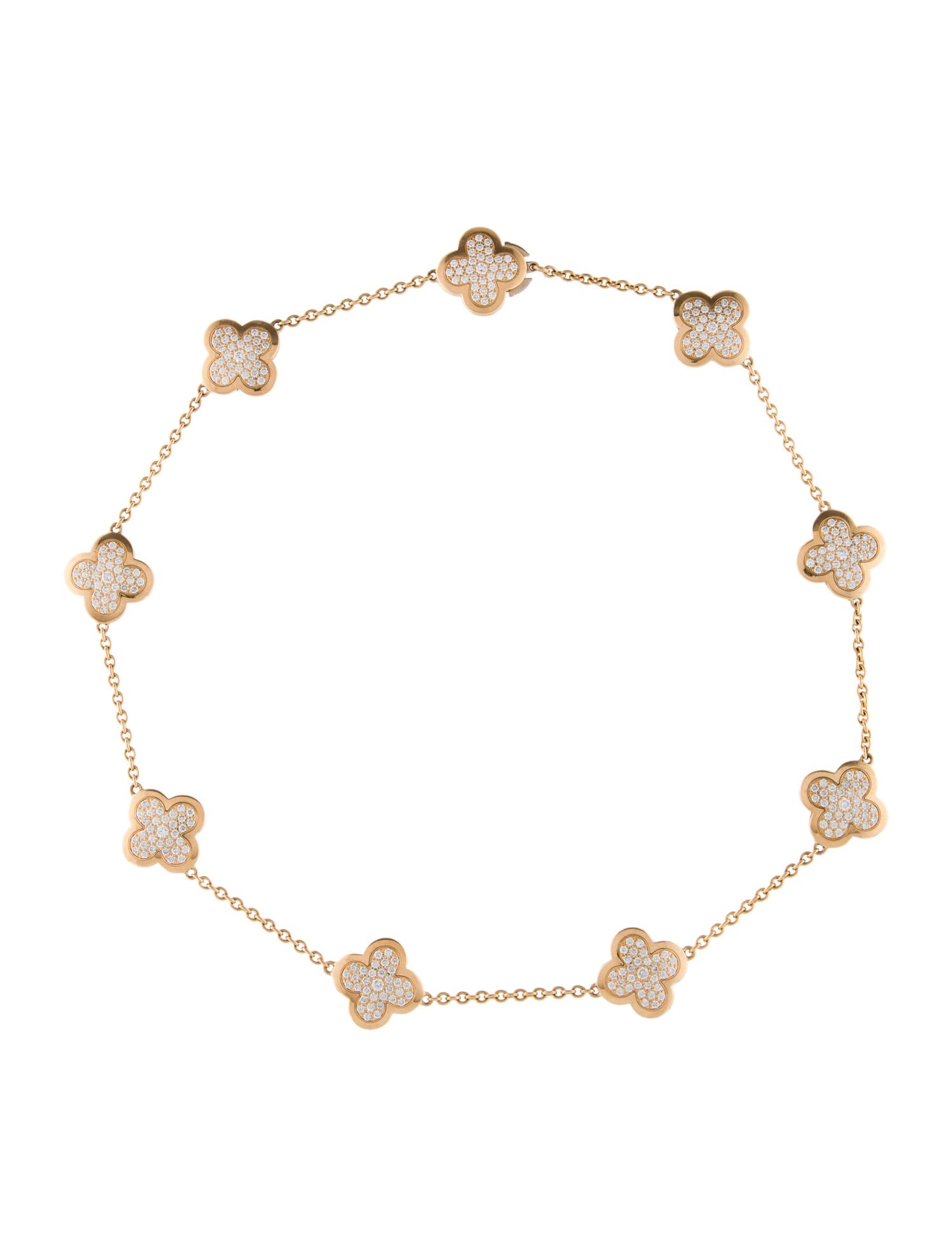 Van Cleef & Arpels Pure Alhambra 9 Motifs Necklace