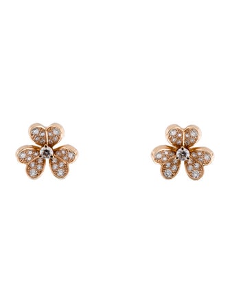 Van Cleef & Arpels Frivole Earrings, Mini Model