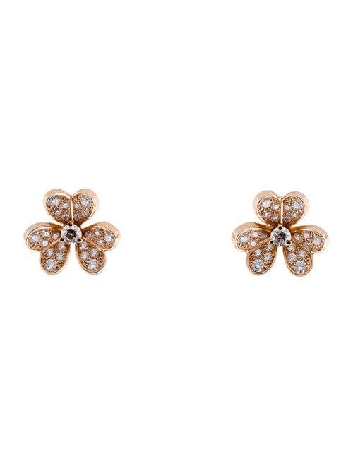 Van Cleef & Arpels Frivole Earrings, Mini Model
