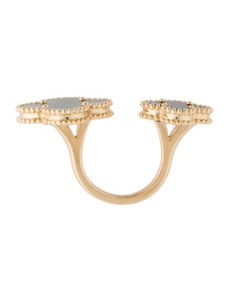 Van Cleef & Arpels Mother of Pearl Magic Alhambra Between the Finger Ring